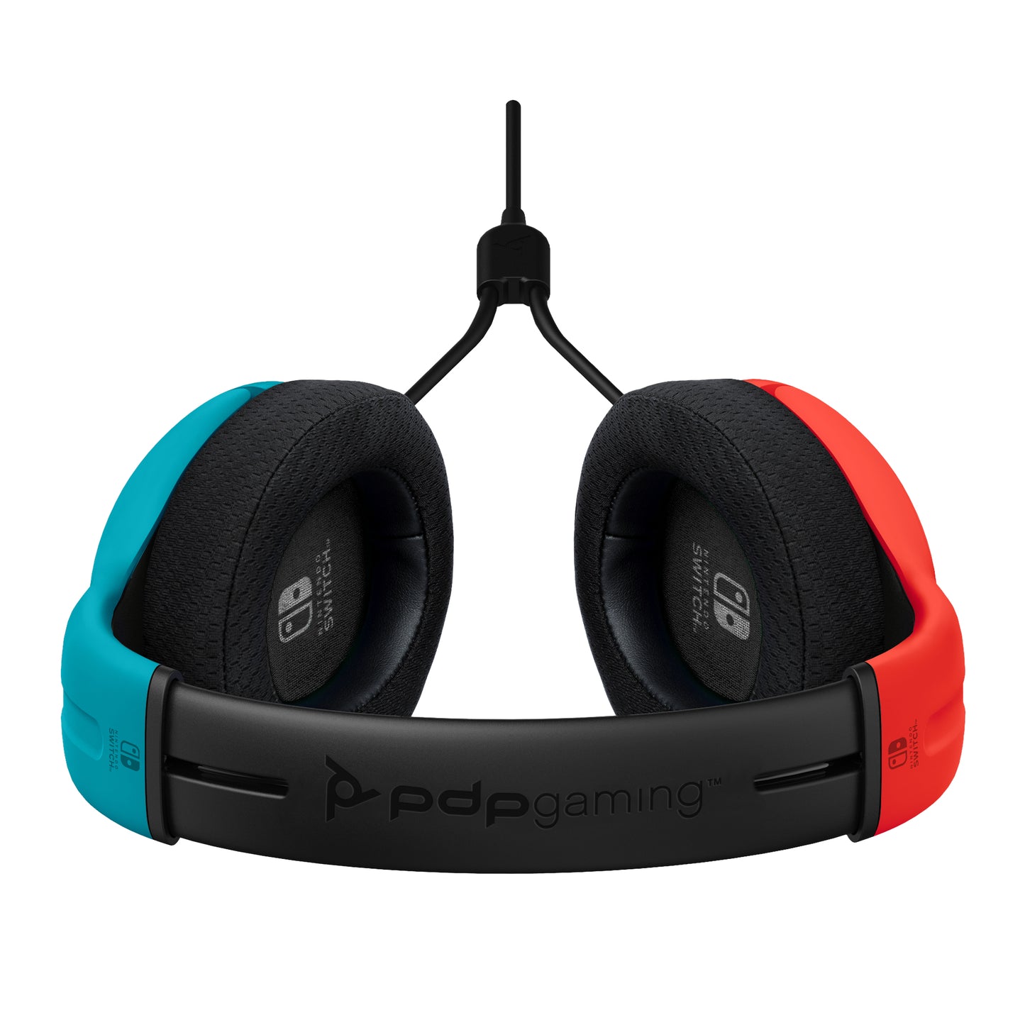 LVL40 WIRED STEREO HEADSET FOR ACCS NINTENDO SWITCH JOYCON BLUE/RED