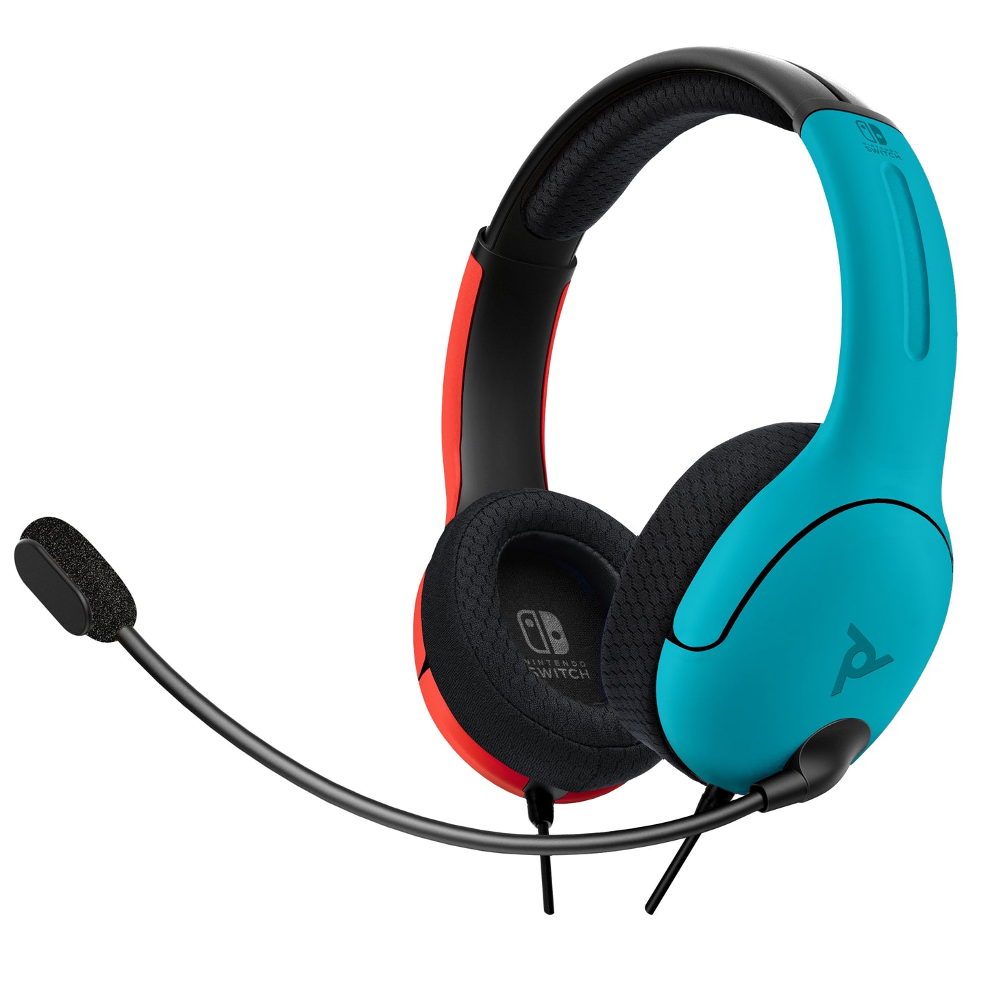 LVL40 WIRED STEREO HEADSET FOR ACCS NINTENDO SWITCH JOYCON BLUE/RED
