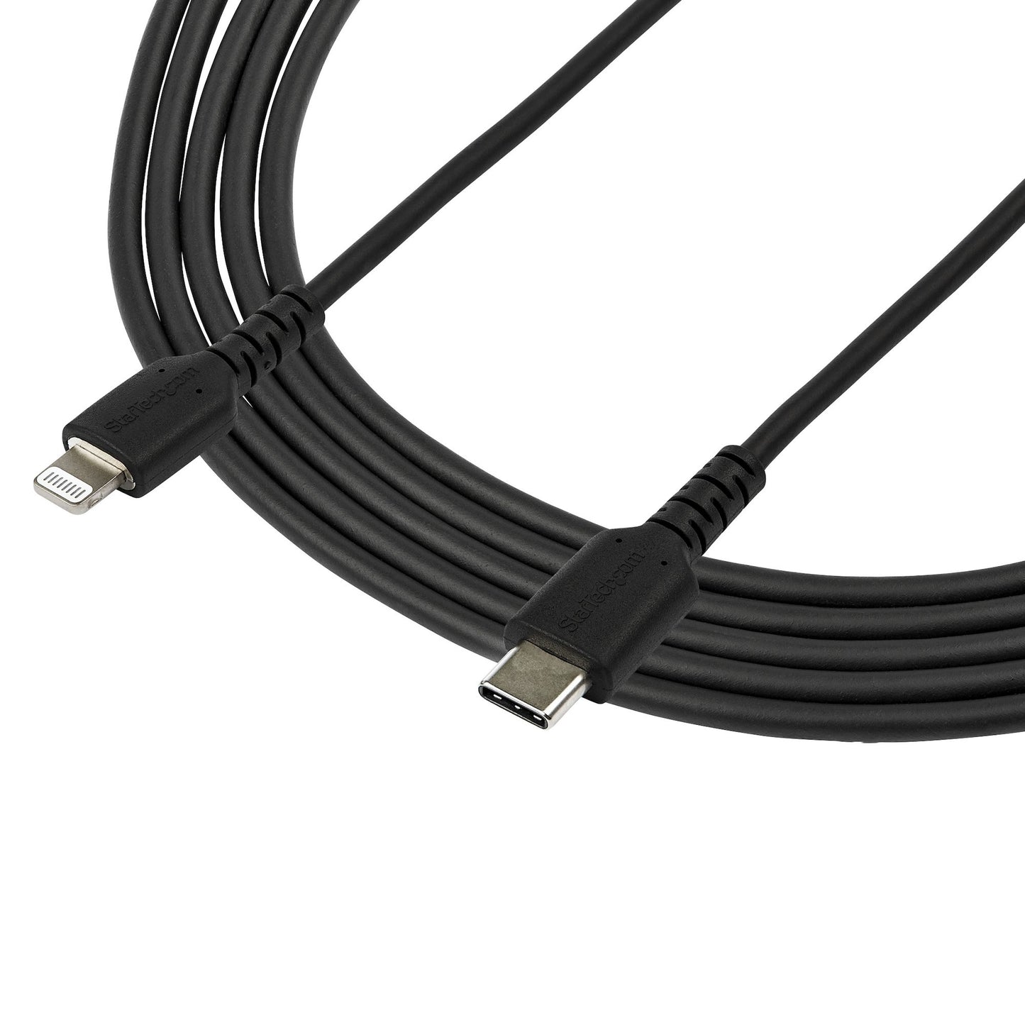 STARTECH CONSIG CABLE USB-C A LIGHTNING DE 2M 2PST COLOR NEGRO - CERTIFICADO MFI