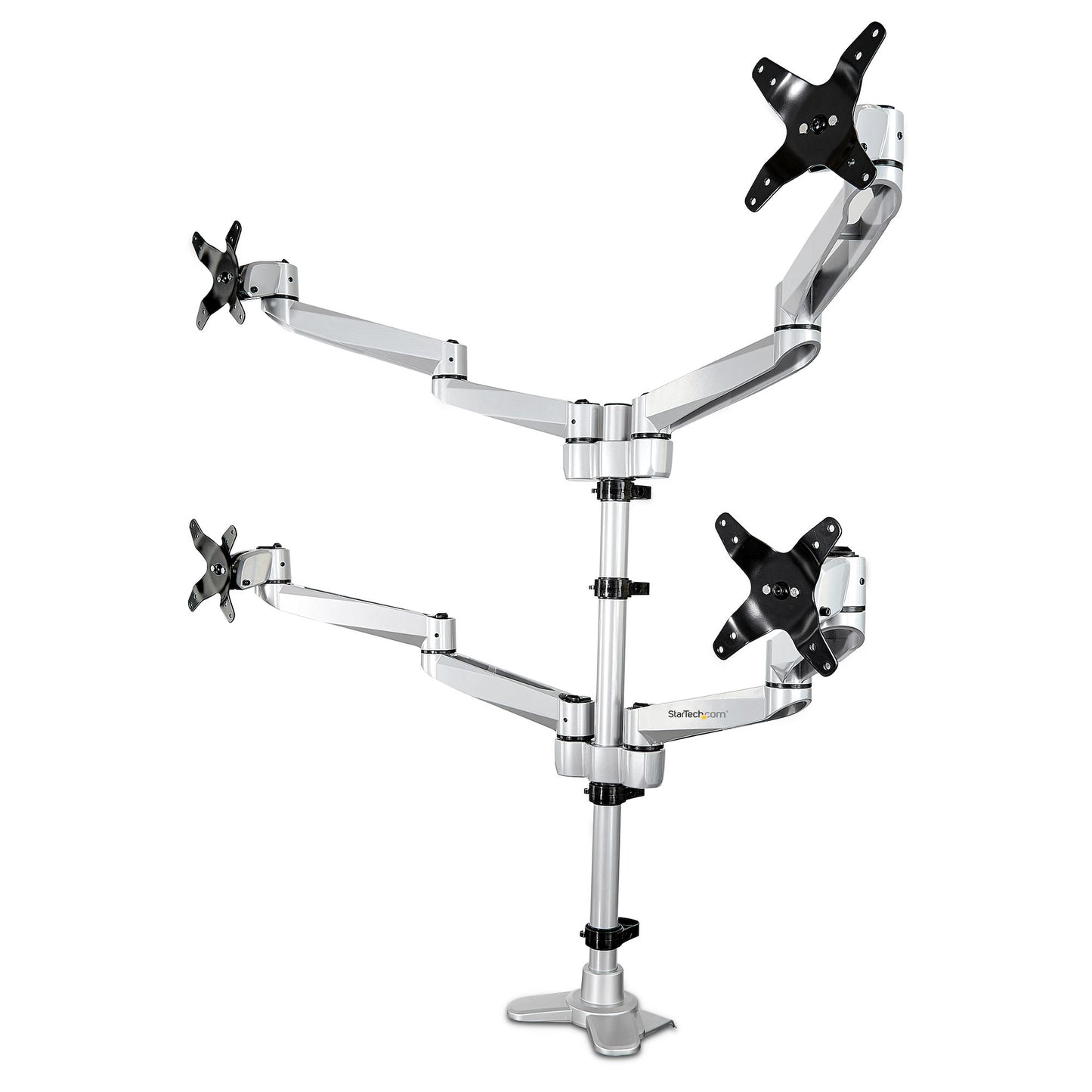 Brazo de Escritorio para 4 Monitores de hasta 27" StarTech con Montaje VESA