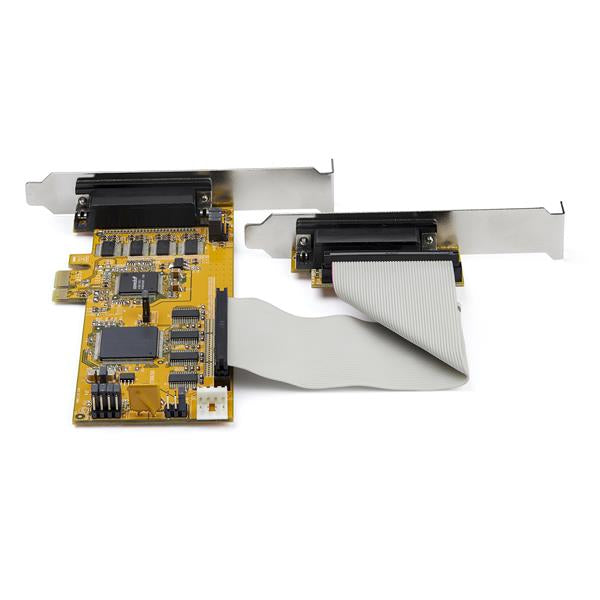 STARTECH CONSIG TARJETA ADAPTADORA PCIE - 8 CTLR PUERTOS SERIAL RS232 - BAJO PERFIL