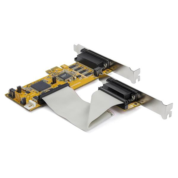 STARTECH CONSIG TARJETA ADAPTADORA PCIE - 8 CTLR PUERTOS SERIAL RS232 - BAJO PERFIL