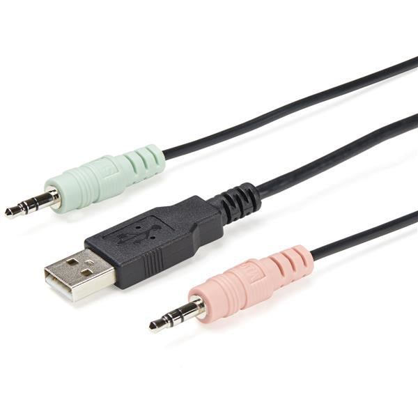 STARTECH CONSIG SWITCH CONMUTADOR KVM DE 2 PUE PERP PUERTOS DP USB 4K60HZ - CABLES INT
