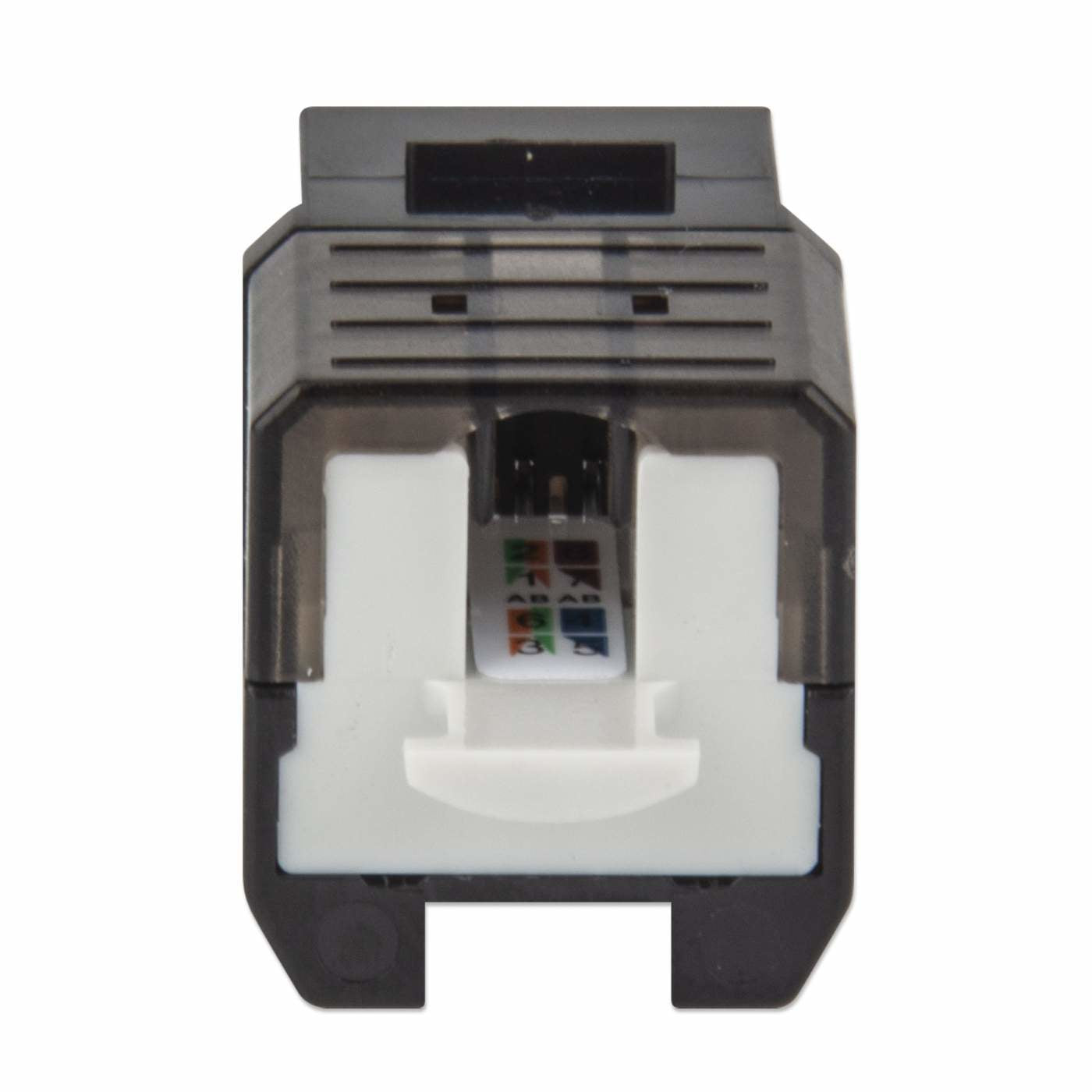 Jack de Red Intellinet 772327 Cat6a, UTP, RJ-45, Negro