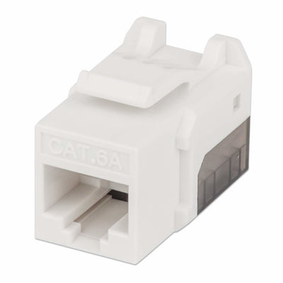 Jack de Red Intellinet 772358 Cat6a, UTP, RJ-45, Blanco/Negro