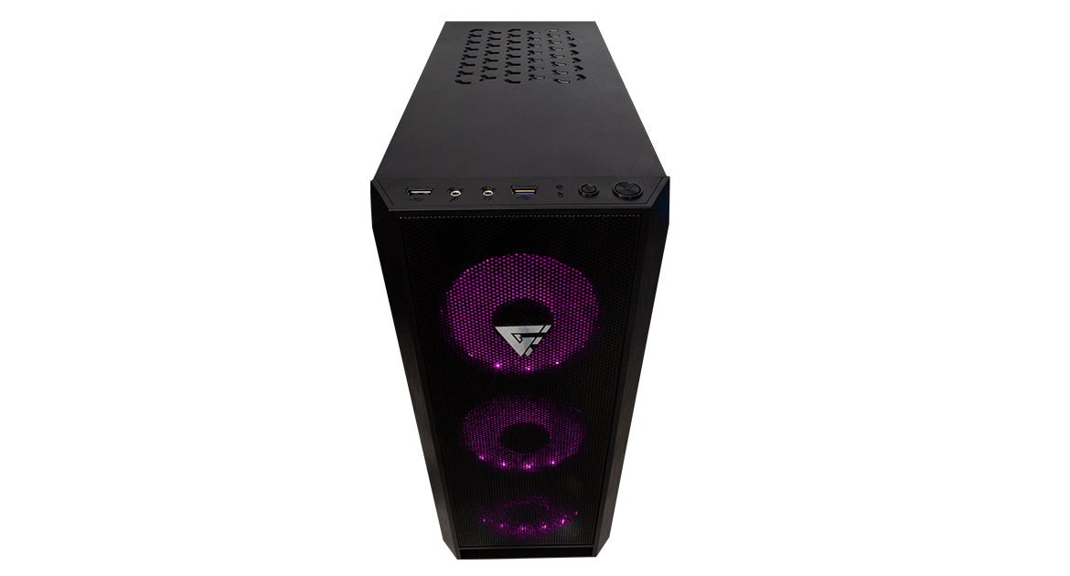 VORAGO ACCS GABINETE GAME FACTOR CSG502 ATXDESK MALLA USB 3.0 3 VENT 120MM ARGB