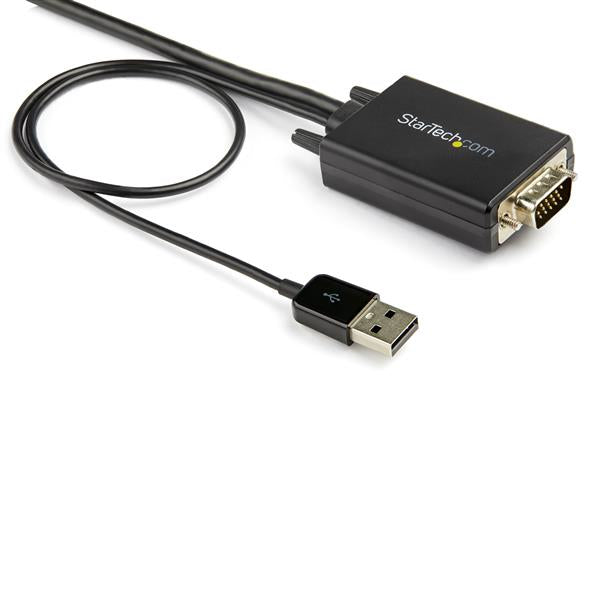 STARTECH CONSIG CABLE ADAPTADOR DE VGA A HDMI CABL DE 2M CON AUDIO VOA USB 1080P