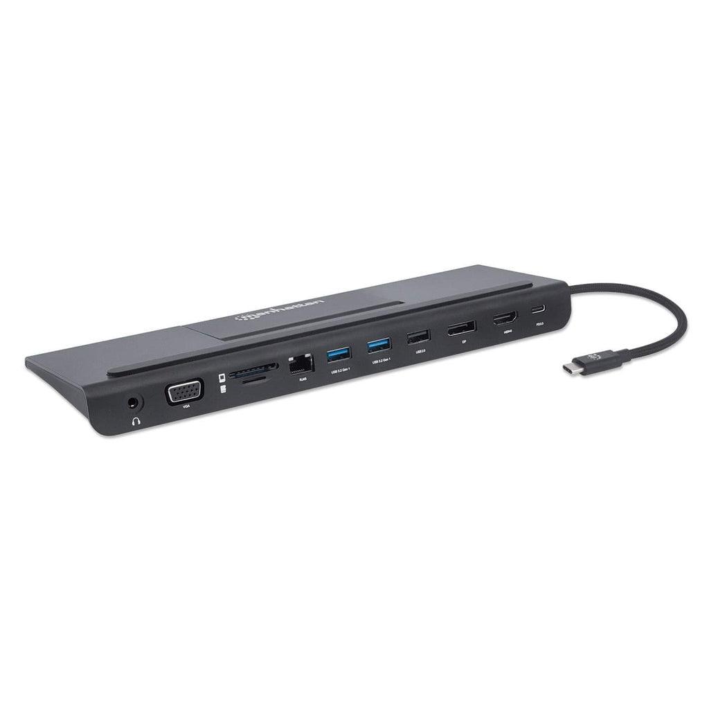 Manhattan Docking Station 153478, 2x USB 3.2, 1x USB 2.0, 1x HDMI,1x RJ-45, Negro