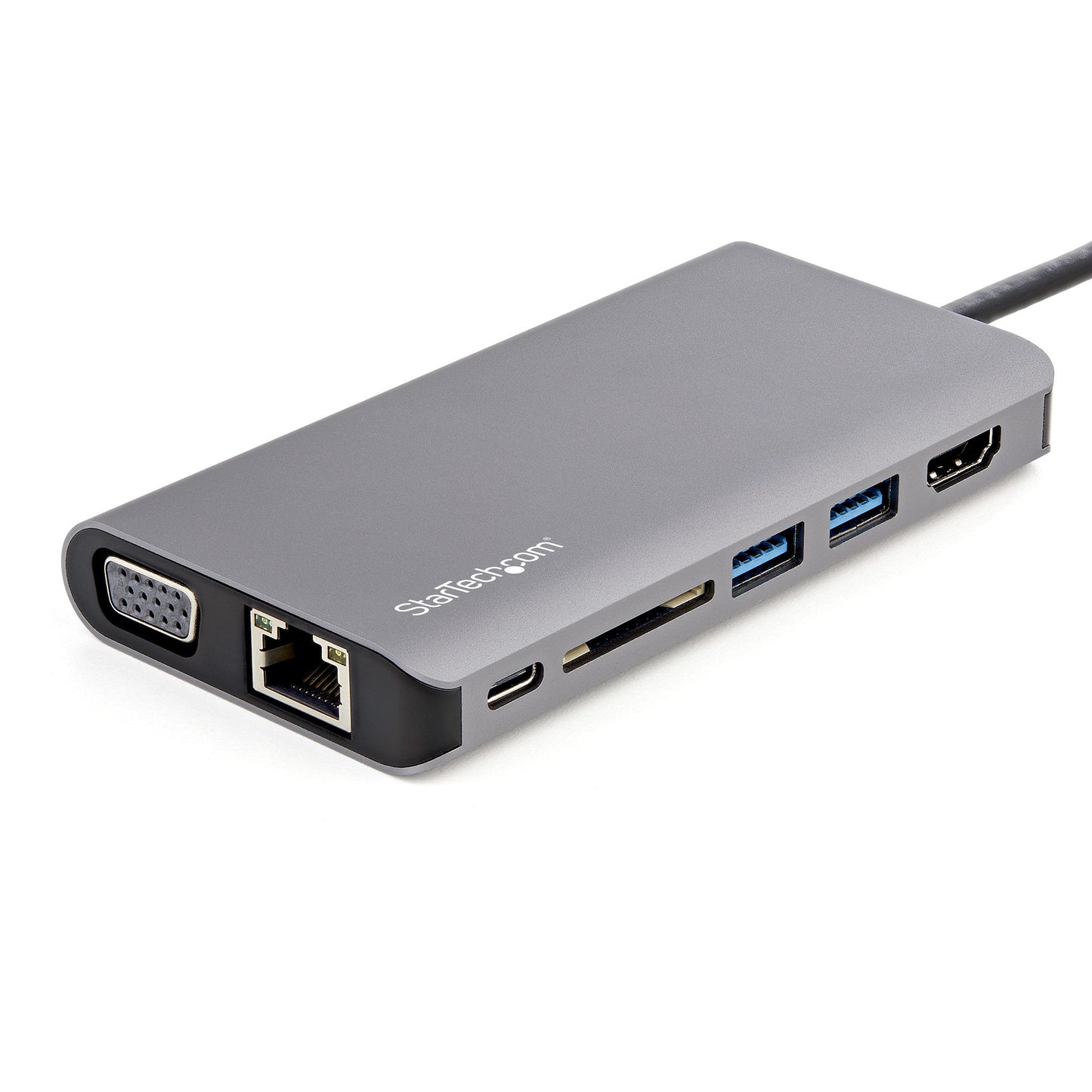 STARTECH CONSIG ADAPTADOR USB-C MULTIPUERTOS DOCK HDMI/VGA - 100W PD - LECTOR DE SD