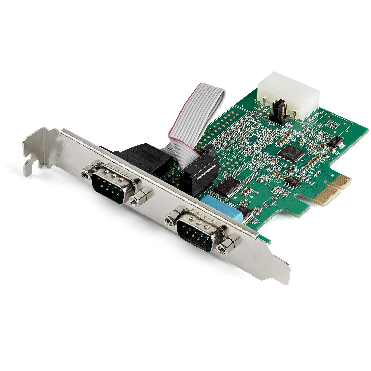 STARTECH CONSIG TARJETA ADAPTADORA SERIAL PCIE CTLR RS232 2 PUERTOS - UART 16950 - LP