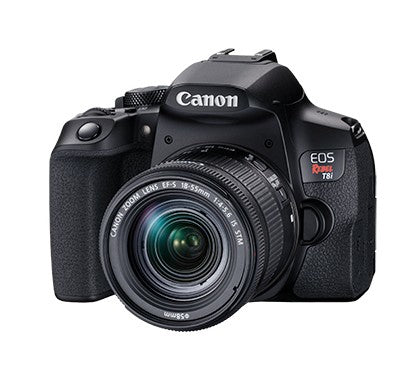 CANON CAMARA EOS REBEL T8I CON LENTE PERP EF-S 18 55MM IS STM