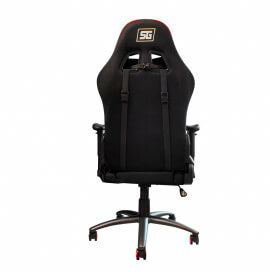 Silla start the game CGCFURN 500-RD Vorago Tela reclinable Negro y Rojo