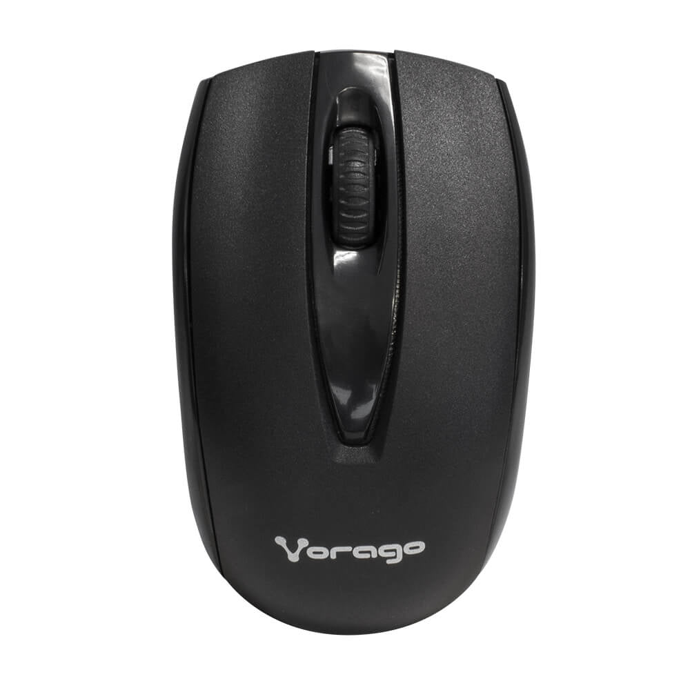 Kit de teclado y mouse KM-304 Vorago, Inalámbrico, USB, Negro (Español)