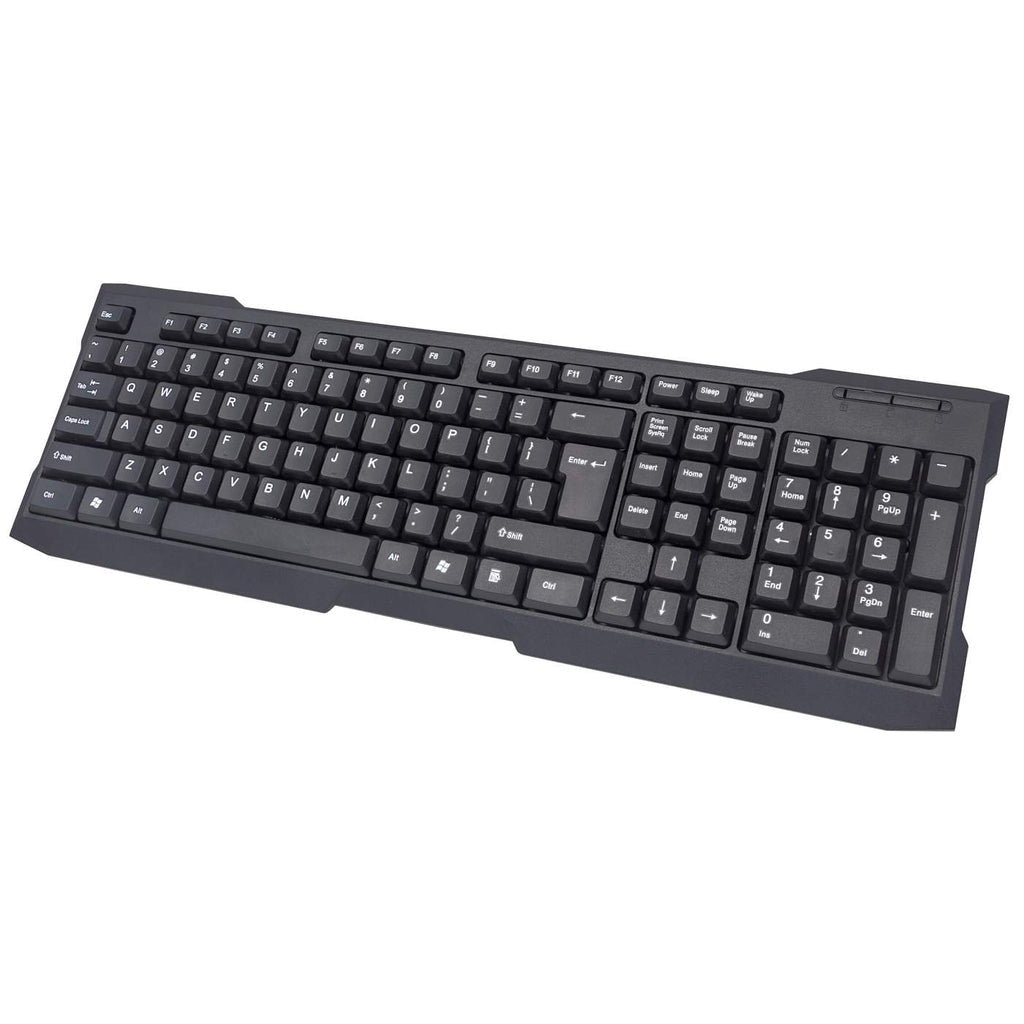 175708 Teclado Manhattan, Alámbrico, USB, Negro (Español)