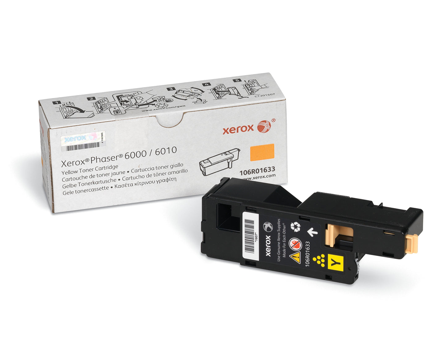 XEROX SUPP A3 COL TONER AMARILLO PHASER 6000/6010SUPL 6015 1.000 IMPRESIONES .