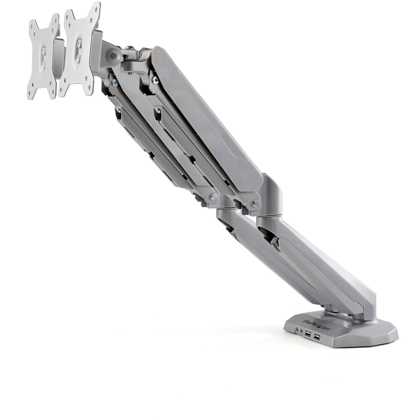 Soporte de Escritorio con brazos para 2 Monitores de 32" y Altura ajustable
