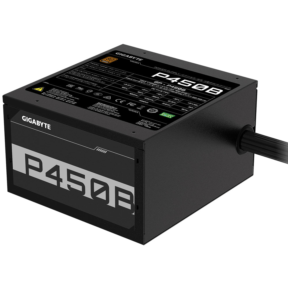 Fuente de Poder Gigabyte Arroba P450B 80 PLUS Bronze, 20+4 pin ATX, 120mm, 450W