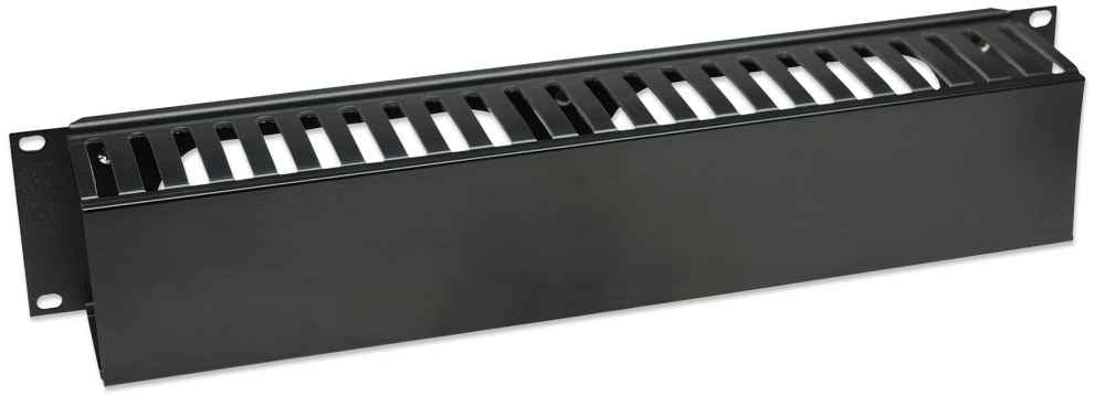 IC INTRACOM ORGANIZADOR HORIZONTAL CABLES PANL RJ45 RED UTP RACK 19IN 2U PLASTICO