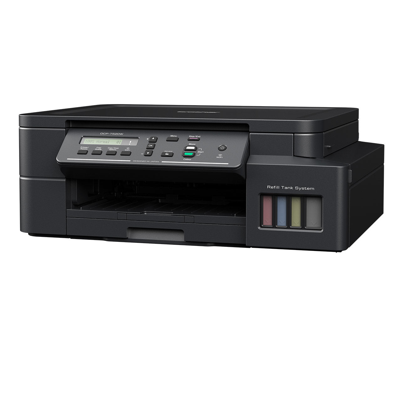 Multifuncional Brother DCP-T520W InkBenefit Tank, Color, Inyección, Tanque de Tinta, Inalámbrico, Print/Scan/Copy