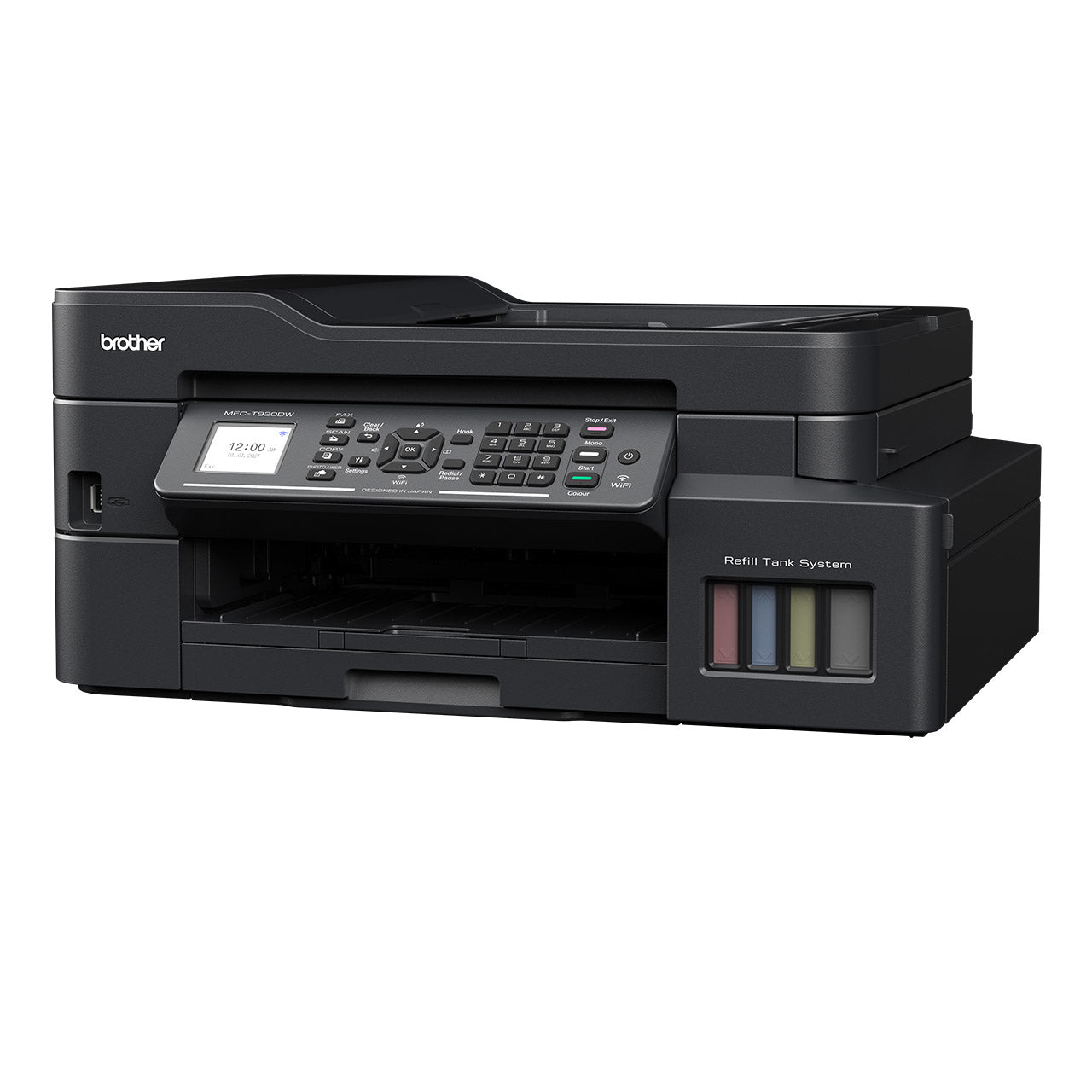 Impresora de inyección de tinta multifunción Brother MFCT920DW Inalámbrico - Color - Copiadora/Fax/Impresora/Escáner