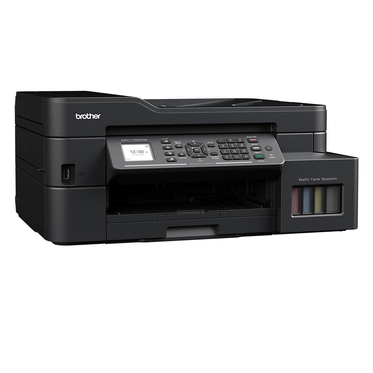 Impresora de inyección de tinta multifunción Brother MFCT920DW Inalámbrico - Color - Copiadora/Fax/Impresora/Escáner