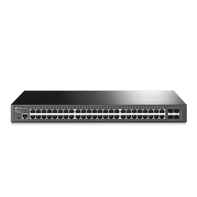 Switch TP-Link Gigabit Ethernet TL-SG3452, 48 Puertos 10/100/1000Mbps + 4 Puertos SFP, 104 Gbit/s, 16.000 Entradas - Gestionado