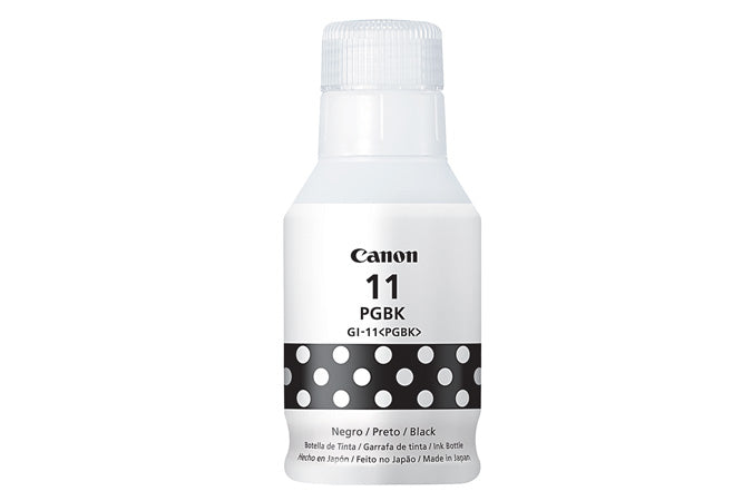 Botella de recarga de tinta Canon GI-11PGBK Negro Pigmentado