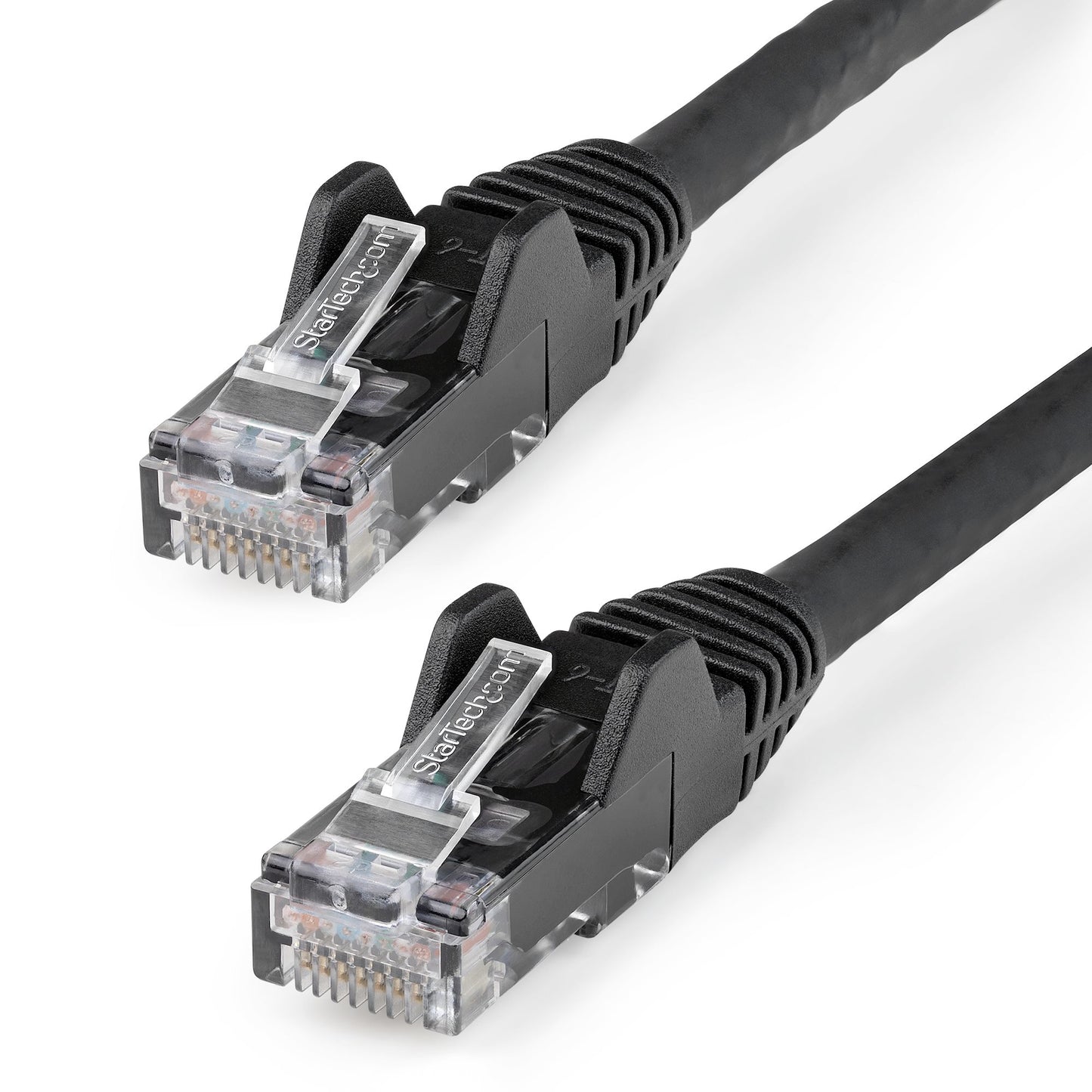 Cable StraTech.com N6LPATCH1MBK Patch Cat6 UTP sin Enganches RJ-45 Macho - RJ-45 Macho, 1 Metro, Negro