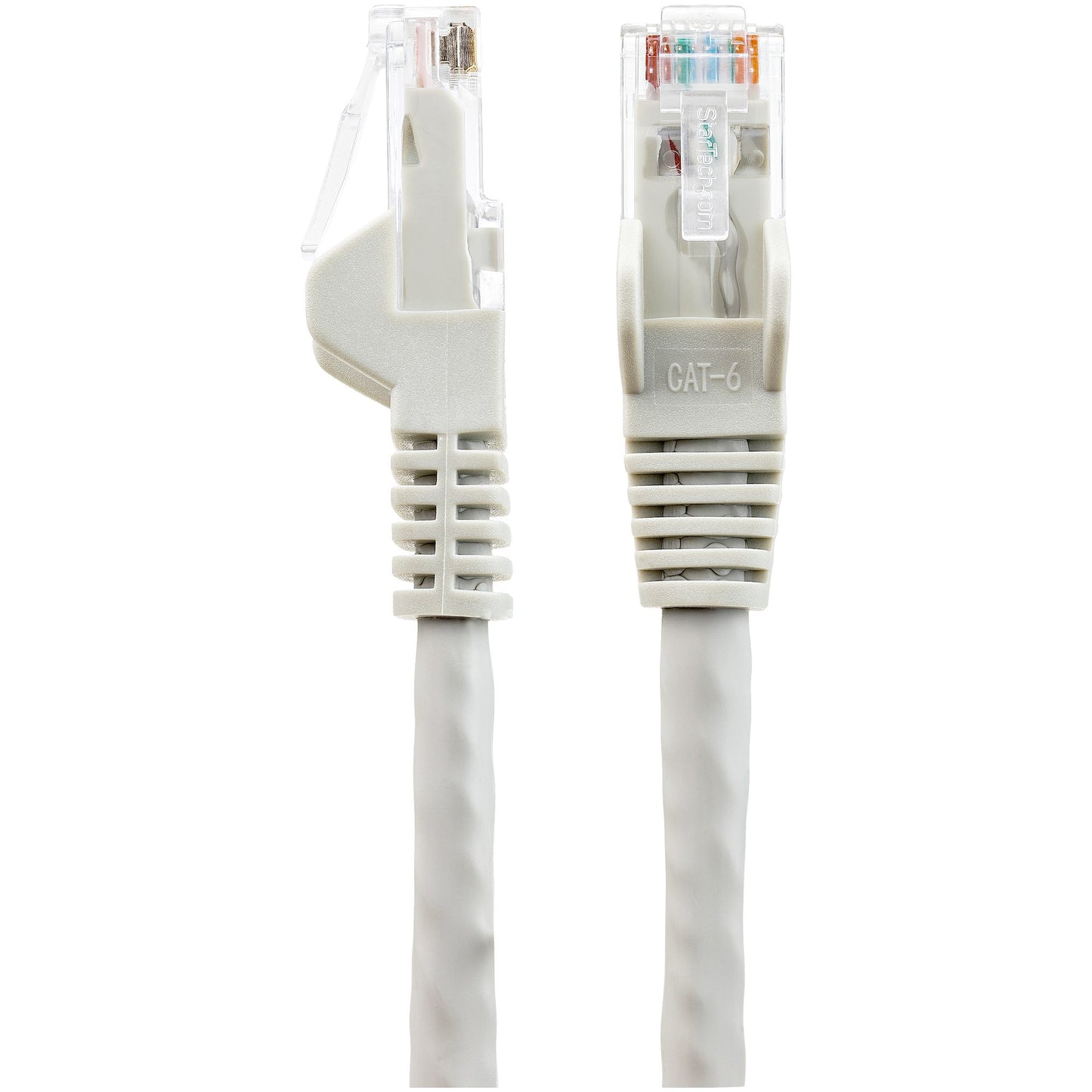 Cable StraTech.com N6LPATCH50CMGR Patch Cat6 UTP sin Enganches RJ-45 Macho - RJ-45 Macho, 50cm, Gris