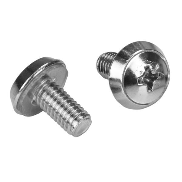 STARTECH CONSIG PAQUETE DE 100 TORNILLOS Y CPNT TUERCAS ENJAULADAS CAGE NUTS M6 .