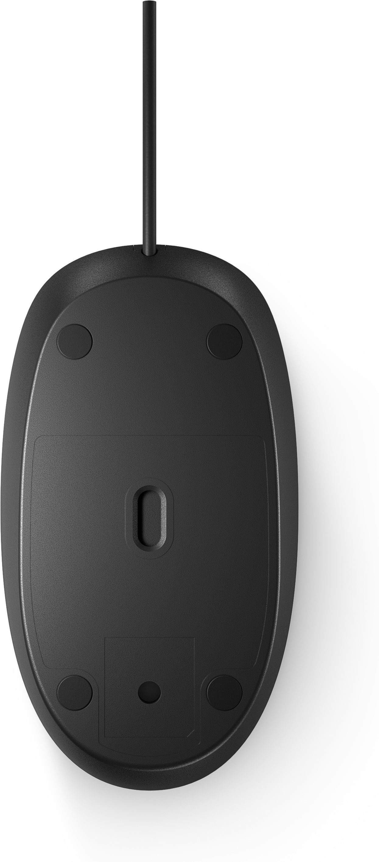 Ratón 125 HP, Alámbrico, USB, Negro