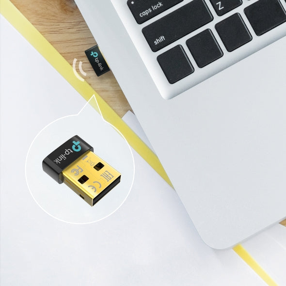 Adaptador bluethooth TP-LINK USB500, 5.0 UB500, USB 2.0, Negro