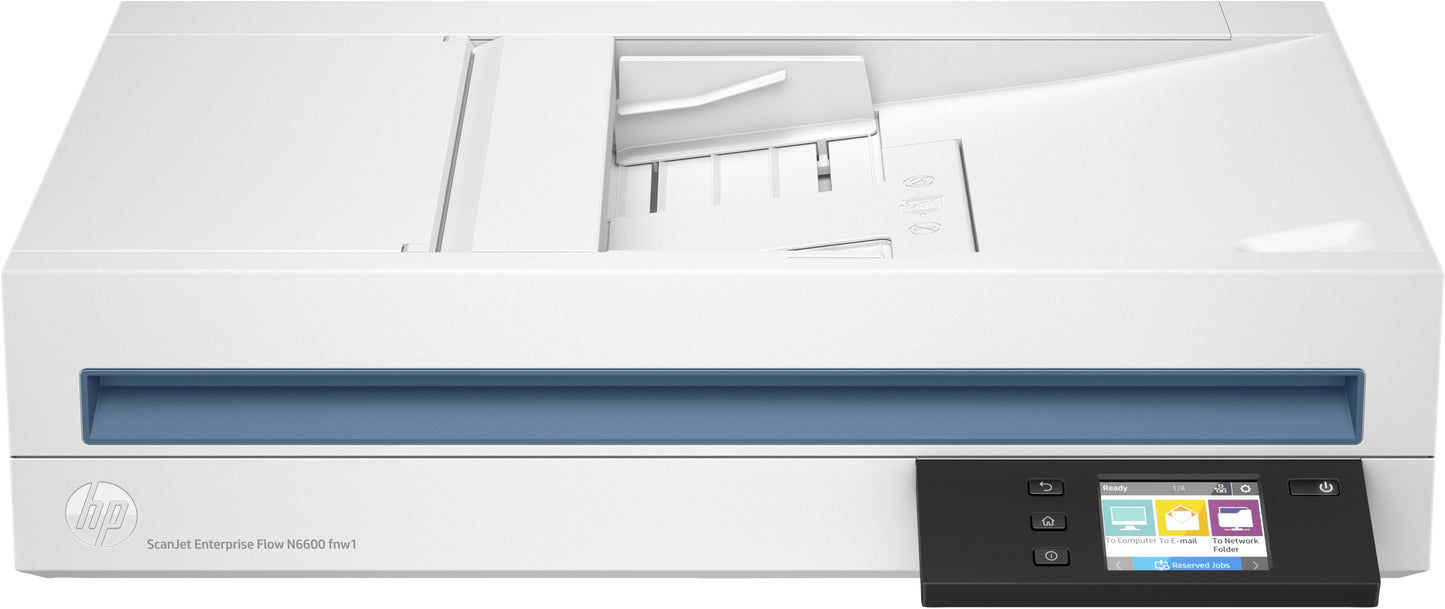 HP OPS SCANNERS HP SCANJET ENTERPRISE FLOWN6600PERP FNW1ESCO NER CAMA PLANA Y ADF VEL