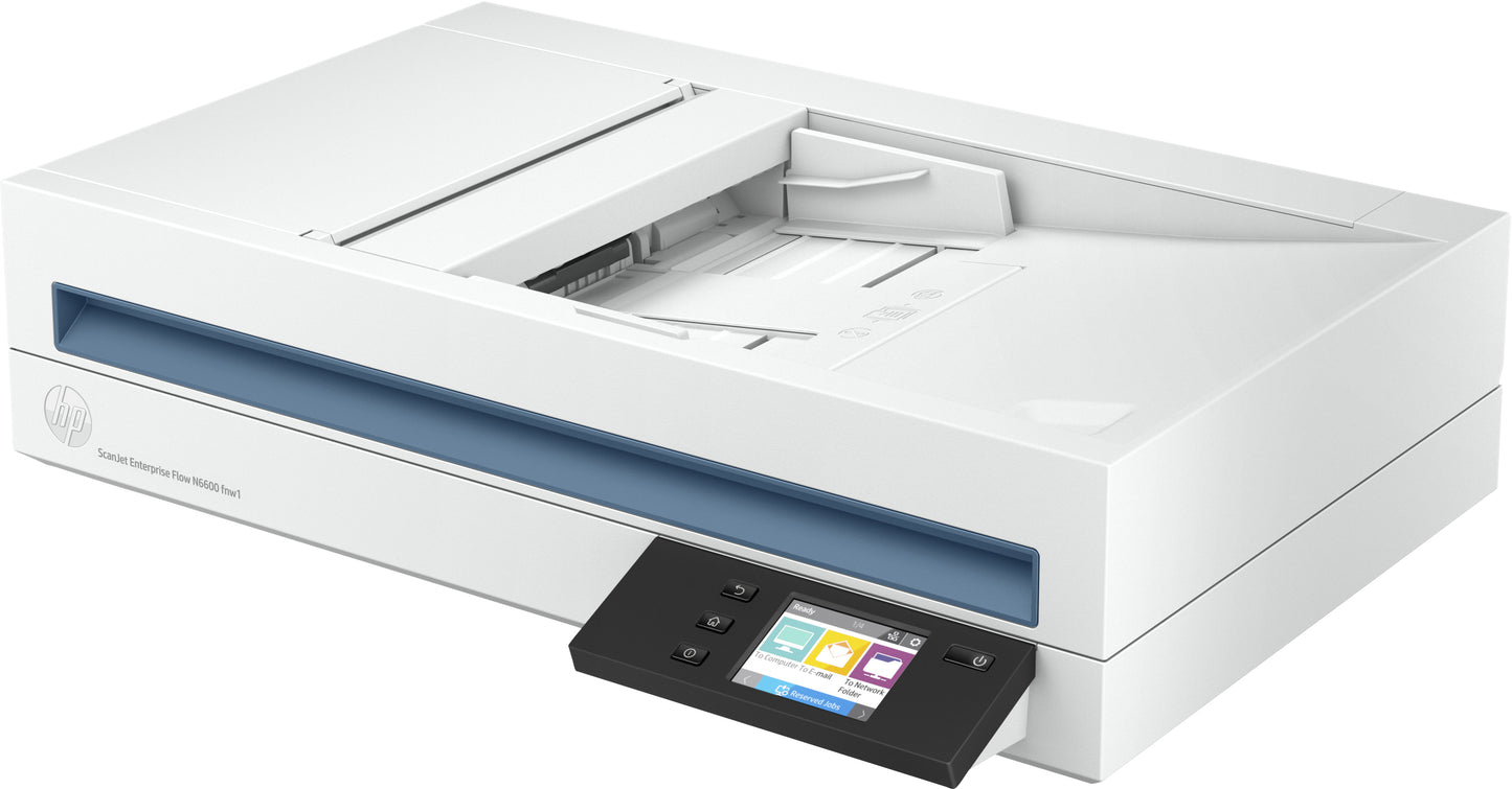 HP OPS SCANNERS HP SCANJET ENTERPRISE FLOWN6600PERP FNW1ESCO NER CAMA PLANA Y ADF VEL