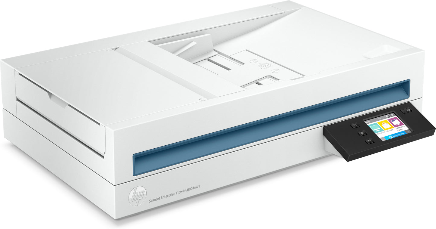 HP OPS SCANNERS HP SCANJET ENTERPRISE FLOWN6600PERP FNW1ESCO NER CAMA PLANA Y ADF VEL