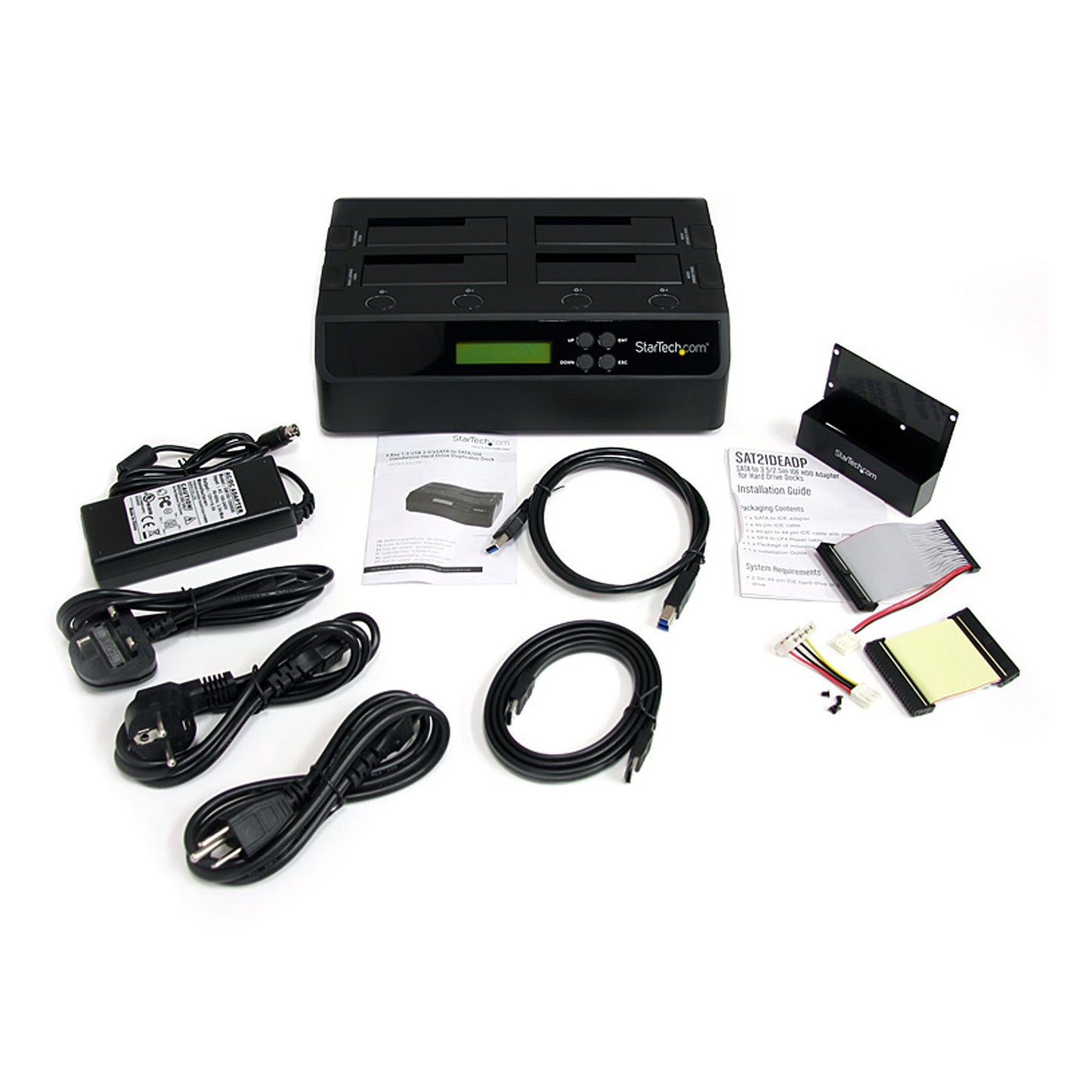 STARTECH CONSIG DOCKING STATION DISCOS DUROS 4 CARR 4 BAHIAS SATA IDE A ESATA USB 3.0