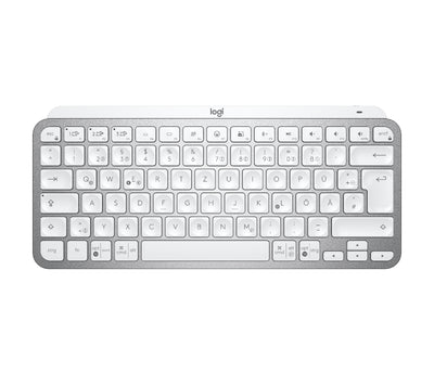 920-010477 Teclado Logitech MX Keys Mini, Inalámbrico, RF Wireless/Bluetooth, Blanco (Español)