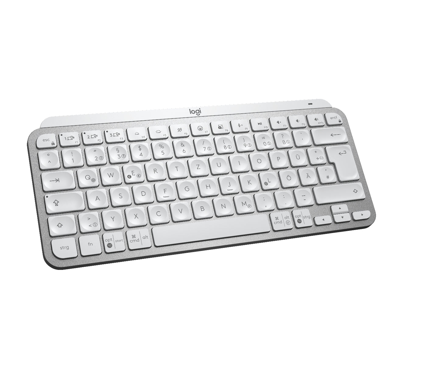920-010477 Teclado Logitech MX Keys Mini, Inalámbrico, RF Wireless/Bluetooth, Blanco (Español)