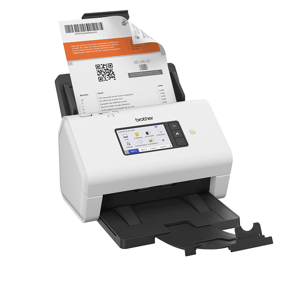 BROTHER ESCANER DE ESCRITORIO ADS4900W PERP 60PPM DUPLEX ADF 100 WIFI RJ45 ESCANER DE ESCRITORIO ADS4700W 60PPM DUPLEX ADF 100 WIFI RJ45