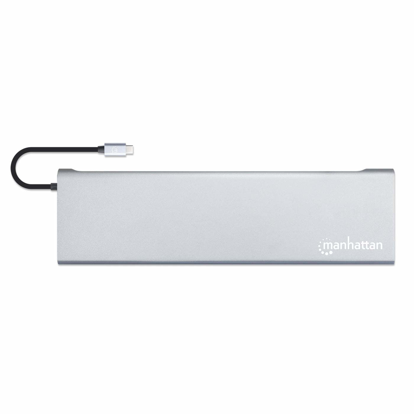 USB-C 11 puntos MANHATTAN Docking HDMI/Mini DP/VGA, U - 3 Displays Supported - 4K, Full HD - 3840 x 2160