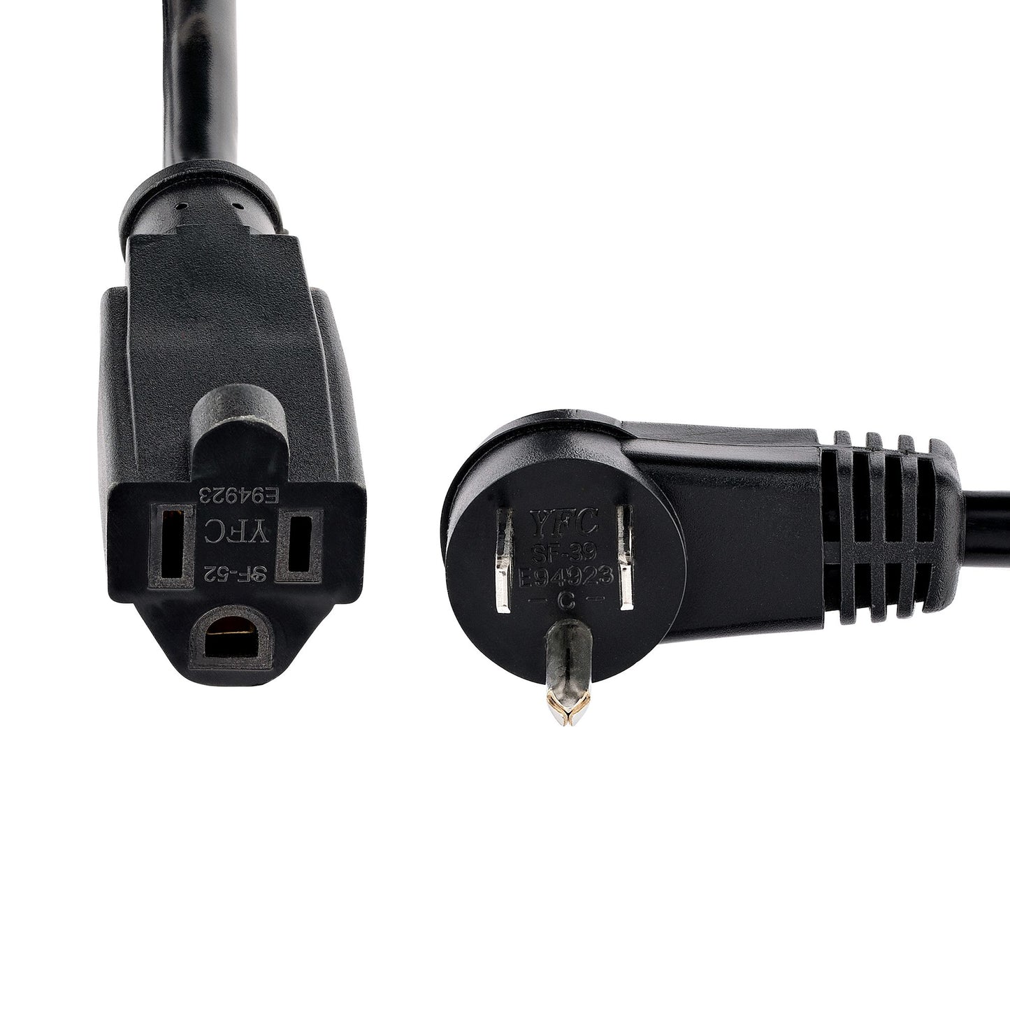 Cable de Poder StarTech.com RFX-6F-POWER-CORD, NEMA 5-15P - NEMA 5-15R, 1.8 Metros, Negro