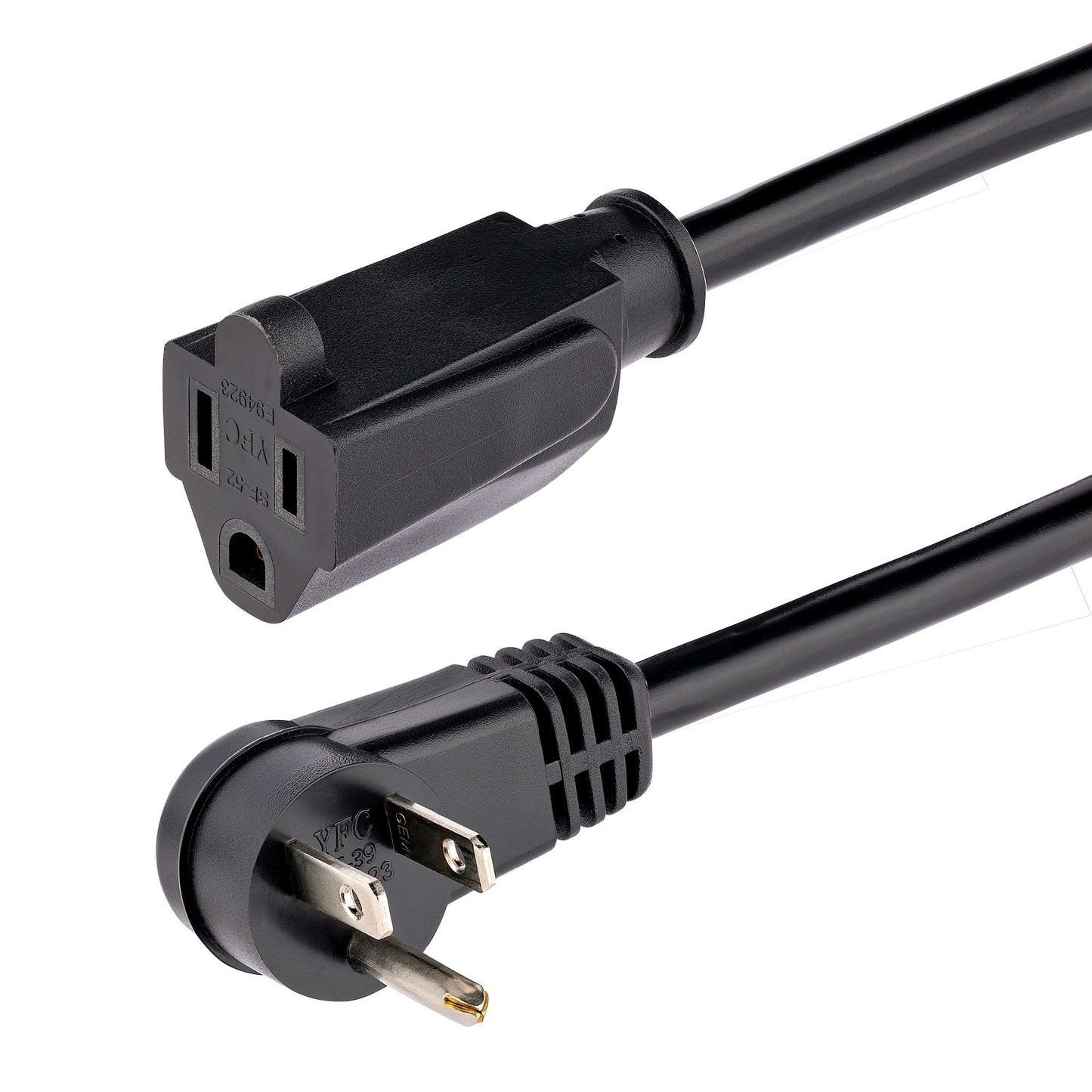 Cable de Poder StarTech.com RFX-6F-POWER-CORD, NEMA 5-15P - NEMA 5-15R, 1.8 Metros, Negro