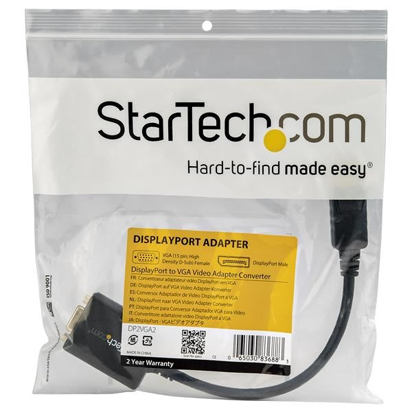 Adaptador convertidor externo de video DisplayPort DP a VGA StarTech.com