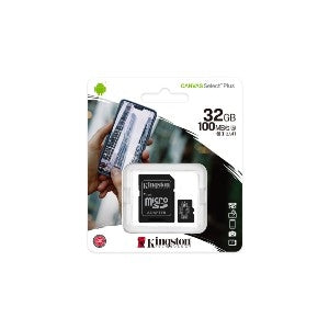 KINGSTON PP FLASH MICRO SDHC MEMORIA KINGSTON FLSH 32GB CANVAS SELECT PLUS 100R A1 C1