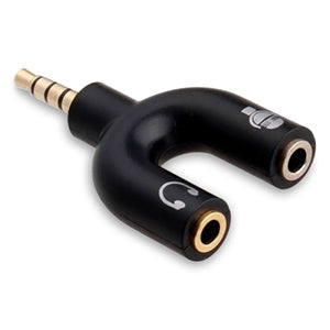 BROBOTIX ADAPTADOR STEREO INY A 3.5 DUALADAP HEMBRA NEGRO BROBOTIX