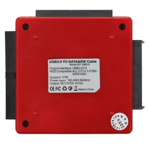 Convertidor USB Brobotix 263809, USB 3.0 - IDE,SATA, 480M/S, Negro