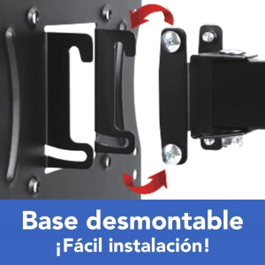 BRobotix Soporte TV para 26" a 55" y hasta 35kg