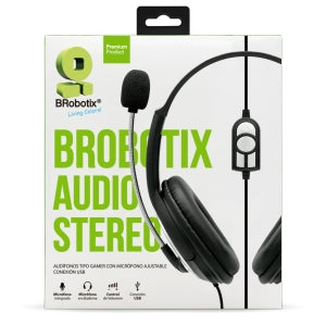 Audifono diadema 263953 BRobotix, Con micrófono