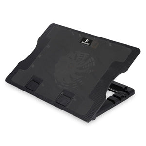 Base Enfriadora para Laptop BRobotix, Soporta 786g, Luz LED, 2 puertos USB, Voltaje 5Vcc