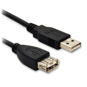Cable USB V2.0 Extensión 5 METROS Color Negro